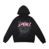 Sp5der Pnk Hoodie Black – Bold Contrast Streetwear