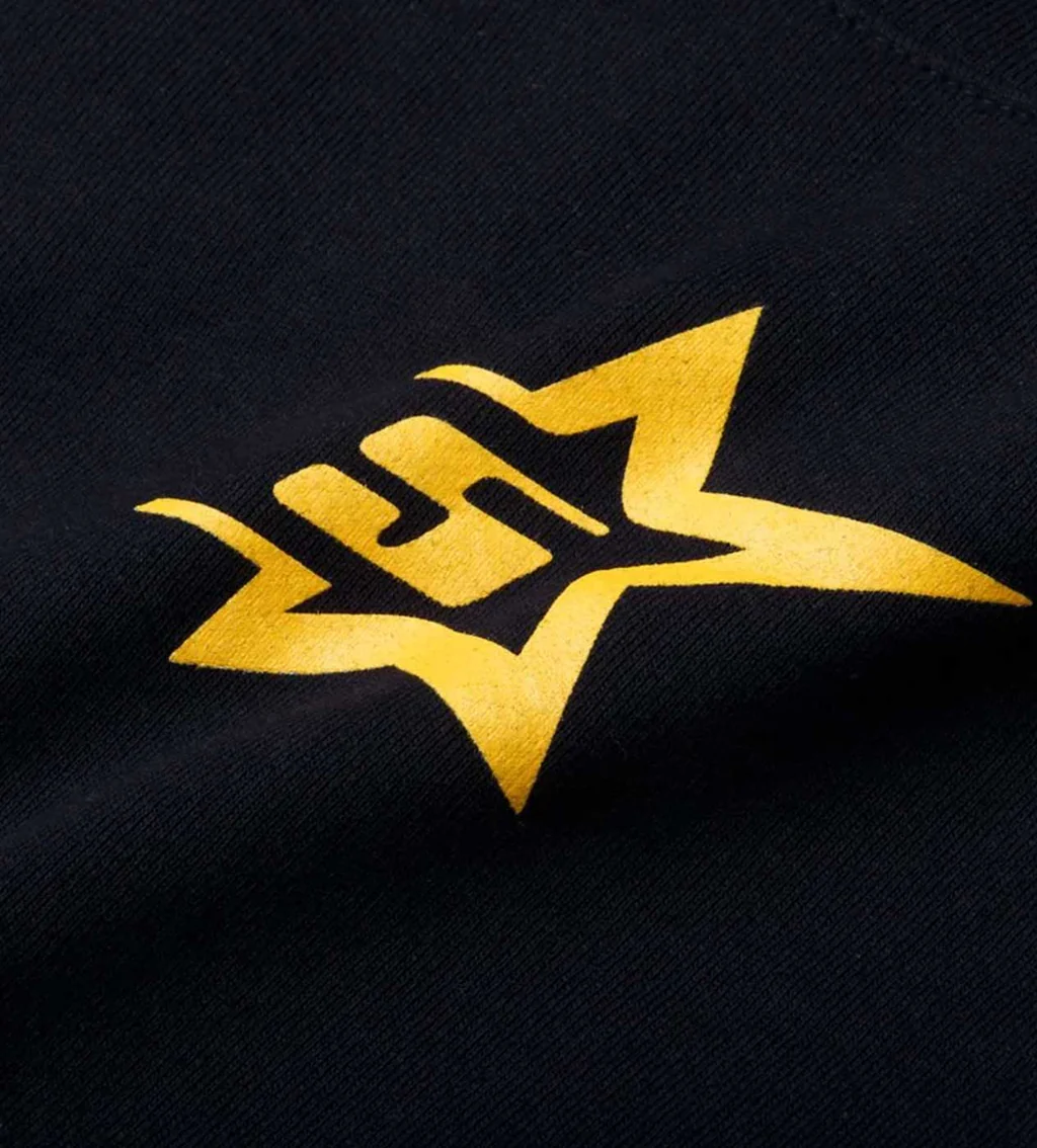 Sp5der Pnk Hoodie Black logo