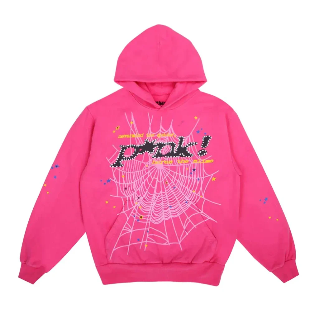 Sp5der P*NK Sweatsuit Pink