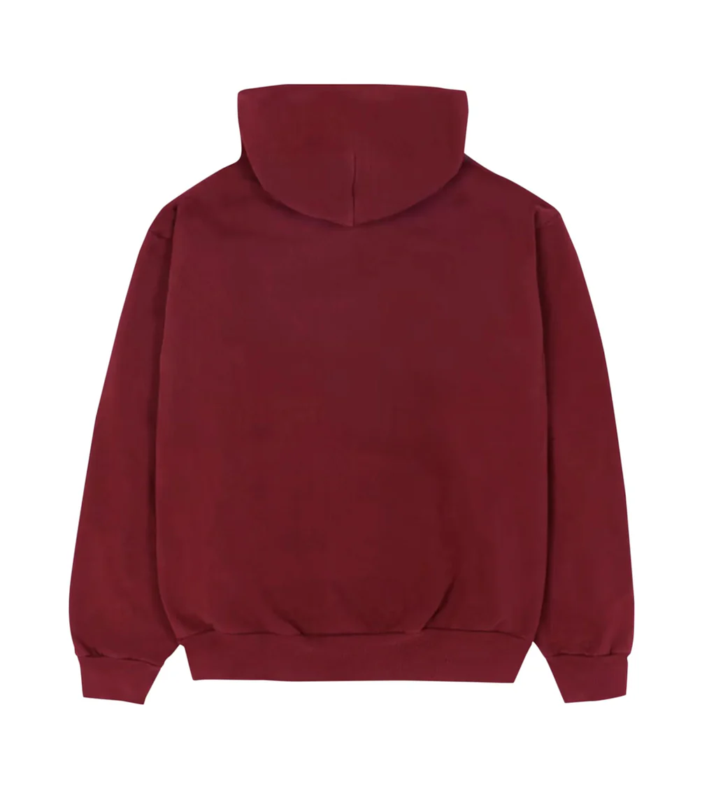 SP5 Maroon Sp5der Hoodie back