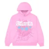Pink Atlanta Sp5der Hoodie – Vibrant Streetwear Style