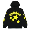 Sp5der Beluga Hoodie Onyx-Yellow