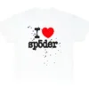 Sp5der I Heart Sp5der White Tee – Bold Graphic T-Shirt