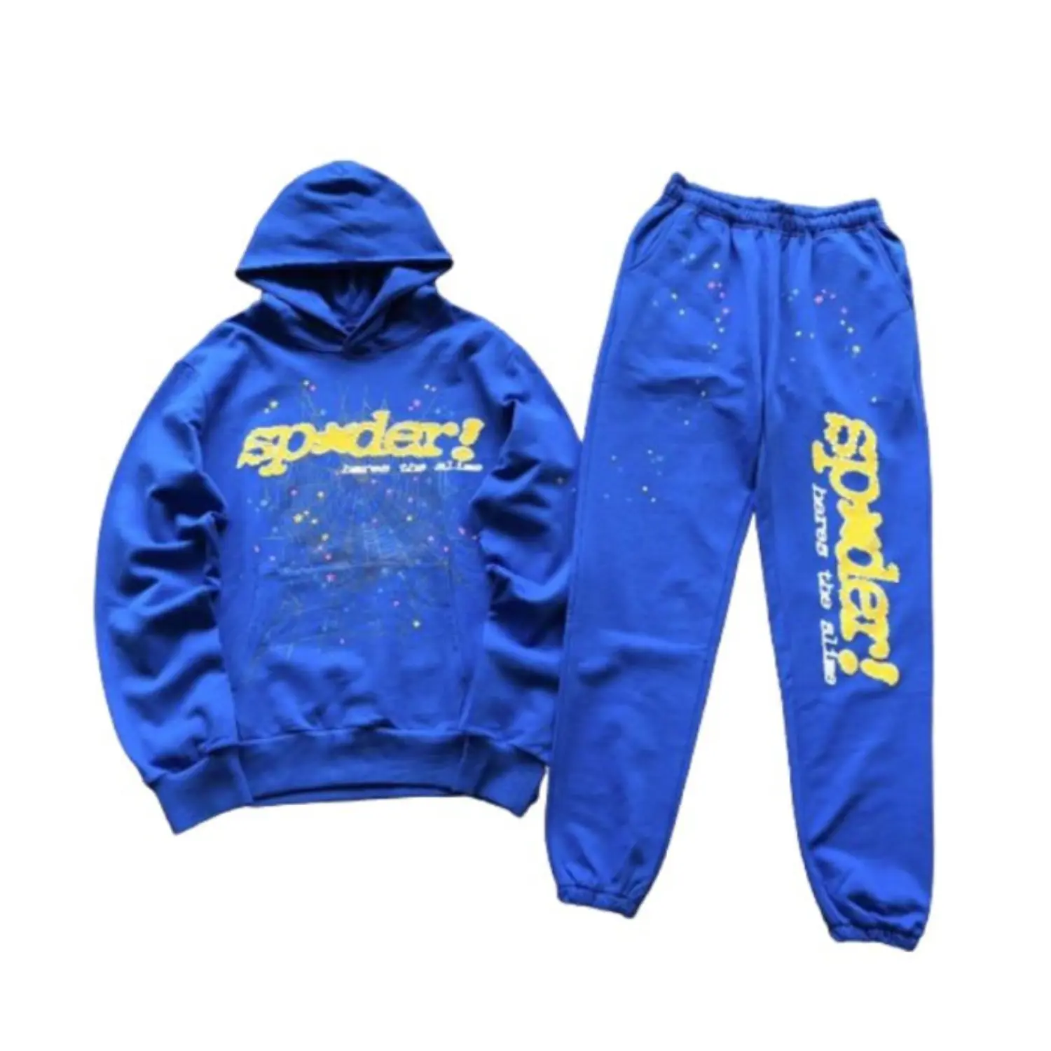 Sp5der Sweatsuit Blue
