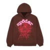 Sp5der Web Hoodie Brown – Iconic Streetwear Style
