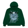 Sp5 Green Spider Hoodie – Vibrant Green Streetwear