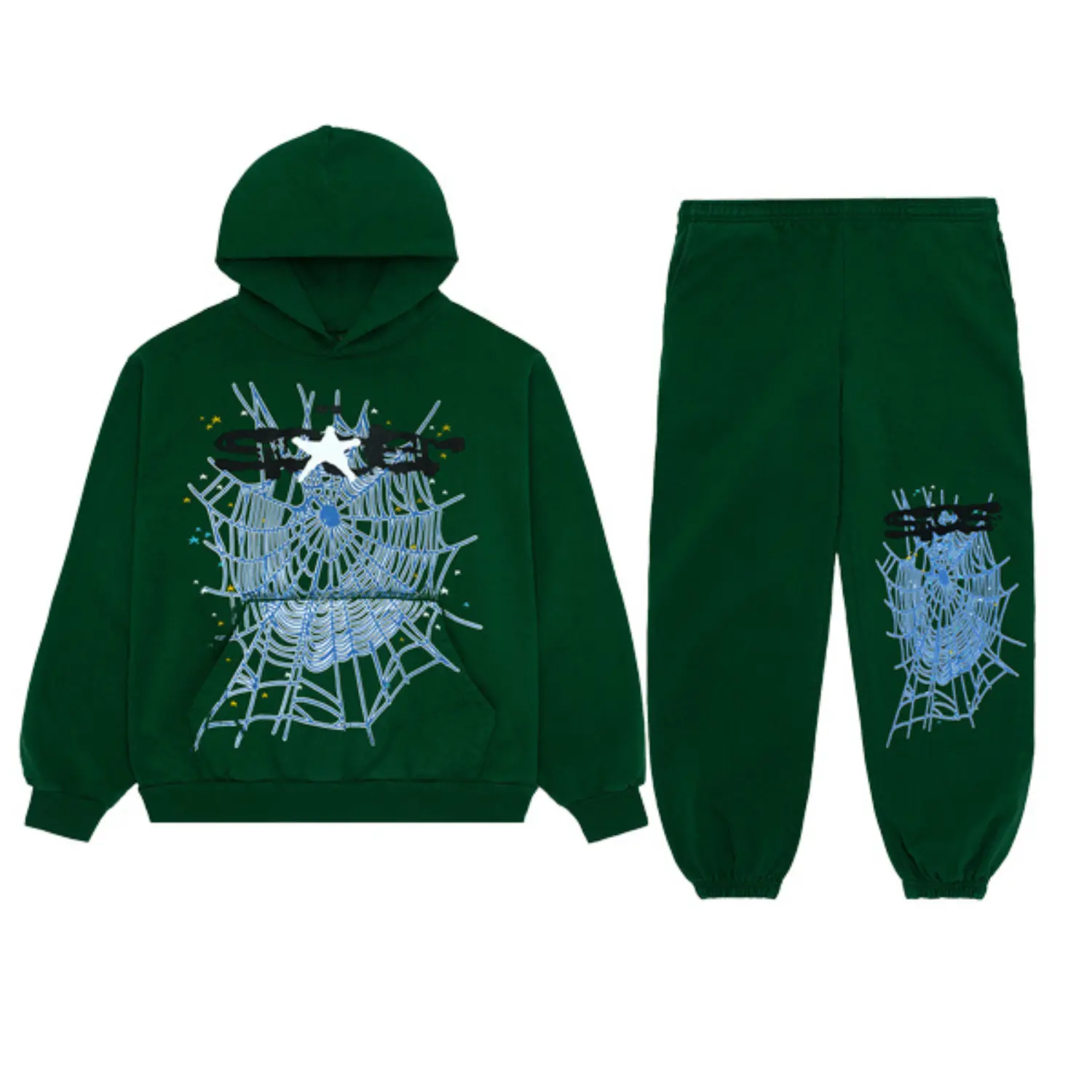 Sp5der Sweatsuit SP5 Hunter Green