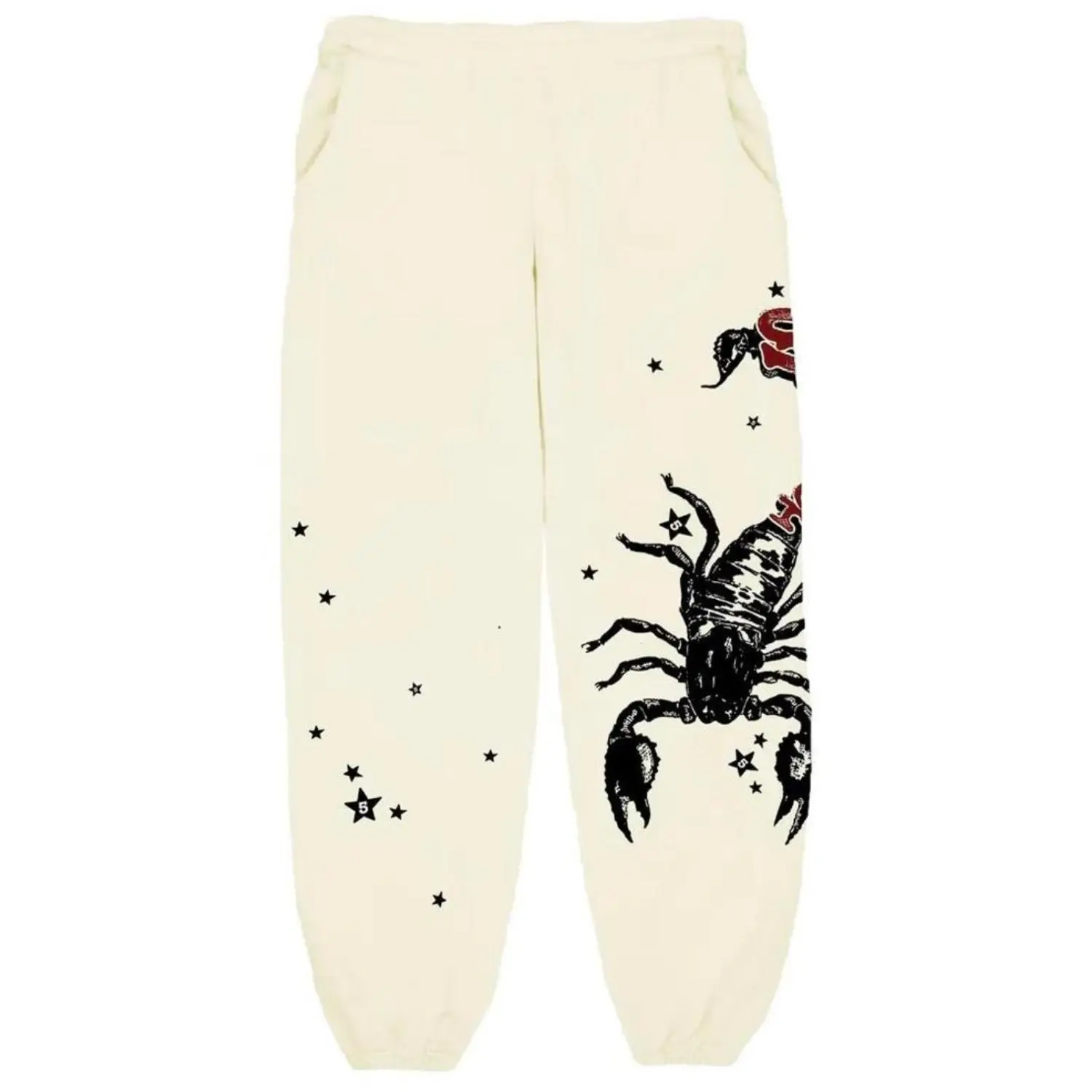 Sp5der x Mariah The Scientist Sweatpants Scorpion Cream