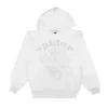 Sp5der OG Rhinestone Hoodie White – Shine in Streetwear