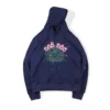 Sp5der Angel Number Hoodie Blue – Streetwear with Meaning