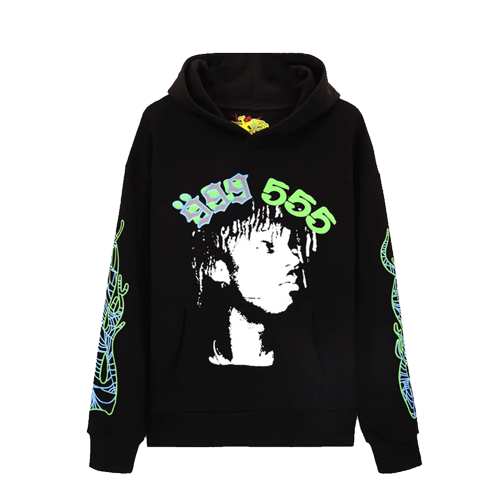 Sp5der Sweatsuit 999 Club Young Thug Black hoodie